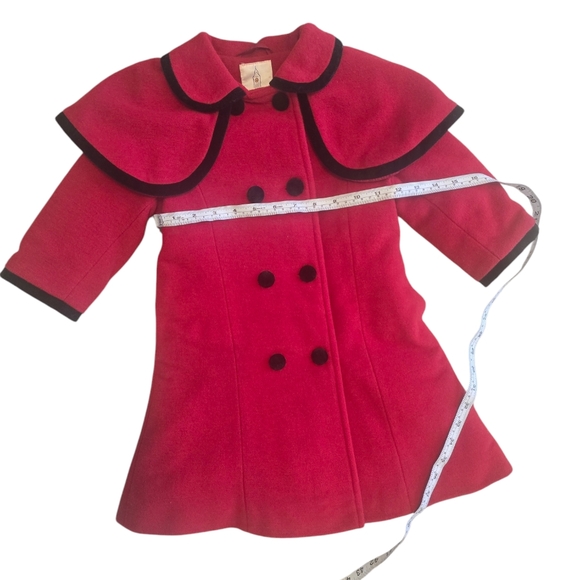 Londonfog Kids Red Coat 2T - Picture 4 of 8